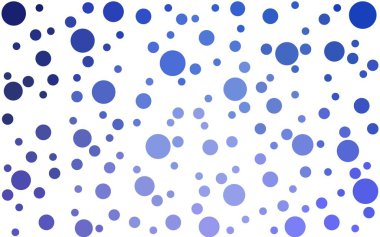 Açık pembe, diskleri olan mavi vektör dokusu. Bulanık dekoratif tasarım baloncuklu soyut tarzda. Poster ve web siteleri için tasarım.