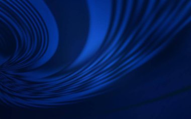 Eğri çizgileri olan koyu mavi vektör dokusu. Değişken çizgileri olan renkli soyut çizimler. Tasarımınız için renkli dalga deseni.