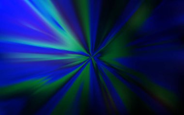 Koyu mavi vektör, parlak soyut arkaplanı bulanıklaştırdı. Gradyan ile modern soyut çizim. Tasarımının yeni yolu.