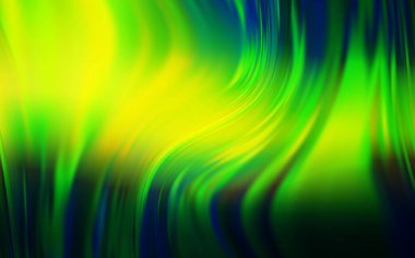 Koyu yeşil, sarı vektör modern zarif fon. Gradyan ile modern soyut çizim. İşiniz için en iyi bulanık tasarım..