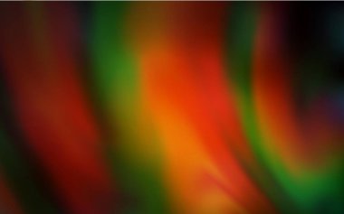 Koyu yeşil, sarı vektör bulanık arkaplan. Görüntü stili ve gradyanı olan yeni renkli çizimler. Marka kitabınız için yeni biçim tasarımı.