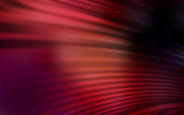 Темно Красный Векторный Фон Изогнутыми Линиями Красочный Геометрический Образец Градиентными — стоковый вектор