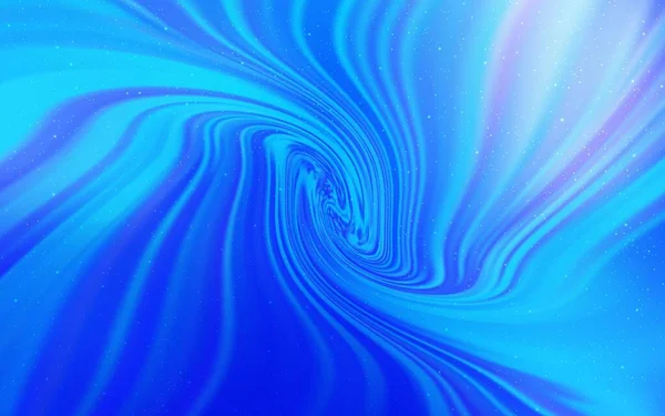Hellblaue Vektortextur Mit Milchstraßensternen Glitzernde Abstrakte Illustration Mit Farbenfrohen Kosmischen — Stockvektor