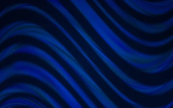 Textura Vectorial Azul Oscuro Con Estrellas Vía Láctea Ilustración Brillante — Archivo Imágenes Vectoriales