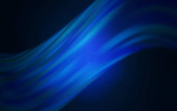 Modelo Vetor Blue Escuro Com Estrelas Espaciais Ilustração Colorida Brilhante —  Vetores de Stock
