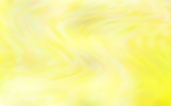 Світло Жовтий Векторний Шаблон Космічними Зірками Розмитий Декоративний Дизайн Простому — стоковий вектор