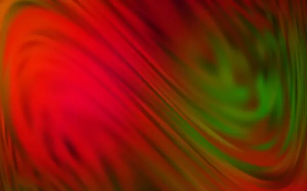 深绿色 红色矢量现代典雅的背景 一个优雅的带有渐变的明亮插图 一本名著的精美背景 — 图库矢量图片