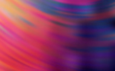 Koyu pembe, kırmızı çizgili vektör arkaplan. Kavisli çizgilerden oluşan parlak bir illüstrasyon. İşiniz için en renkli tasarım..