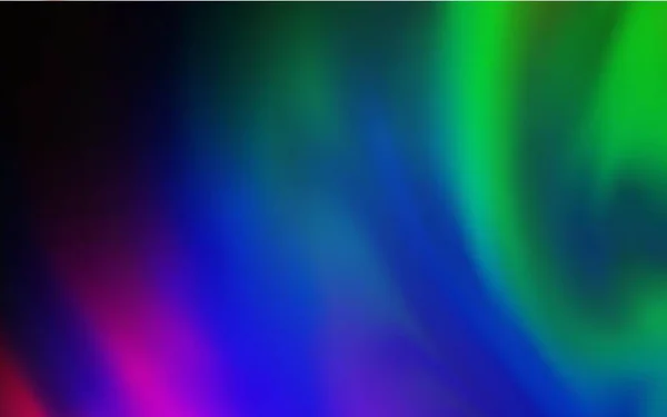 Vetor Multicolor Escuro Embaçado Brilho Modelo Abstrato Ilustração Colorida Estilo — Vetor de Stock