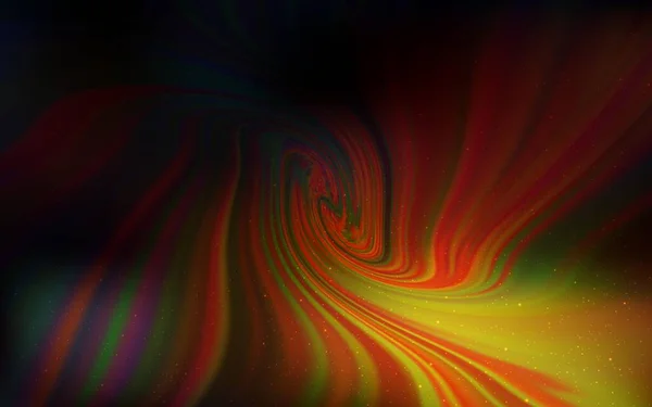 Σκούρο Πορτοκαλί Διάνυσμα Φόντο Αστρονομικά Αστέρια Λαμπερή Απεικόνιση Αστέρια Του — Διανυσματικό Αρχείο