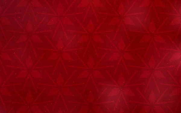 Modello Vettoriale Rosso Scuro Con Cristalli Triangoli Illustrazione Astratta Moderna — Vettoriale Stock