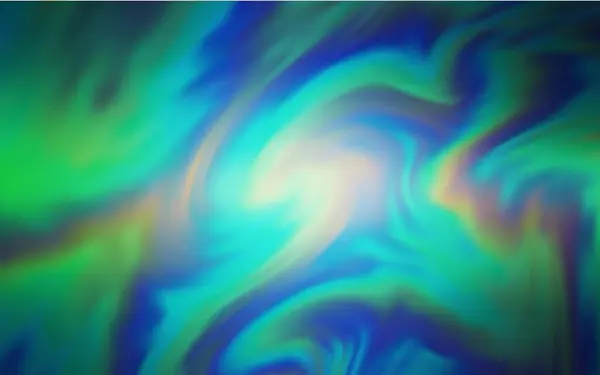 Ανοιχτό Μπλε Πράσινο Διάνυσμα Πολύχρωμο Φόντο Θαμπάδα Πολύχρωμη Αφηρημένη Απεικόνιση — Διανυσματικό Αρχείο