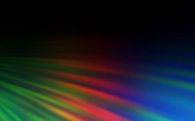 Eğri çizgileri olan koyu renkli vektör arkaplanı. Basit bir şekilde parlak renkli bir illüstrasyon. Marka kitabı için şık bir desen.