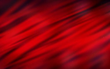 Koyu kırmızı uzay yıldızlı bir şablon. Bulanık arkaplandaki ve gradyanı olan uzay yıldızları. Fütürist reklamlar ve kitapçıklar için şablon.