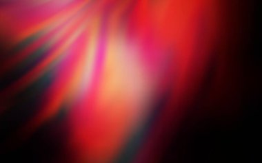 Koyu kırmızı vektör parlak şablonu bulanıklaştırdı. Gradyan tasarımlı, soyut, ışıltılı çizimler. Tasarımının yeni yolu.