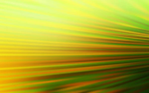 Verde Claro Fundo Vetor Amarelo Com Linhas Retas Ilustração Abstrata — Vetor de Stock