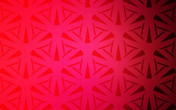Светло Красная Векторная Текстура Триангулярном Стиле Современная Абстрактная Иллюстрация Красочными — стоковый вектор