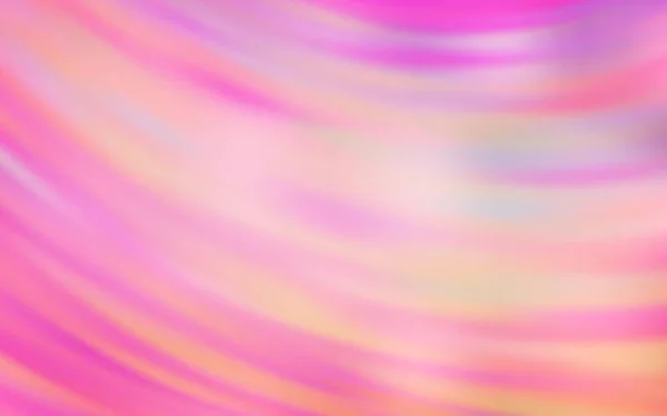 Licht Roze Vector Achtergrond Met Gebogen Lijnen Een Circumflex Abstracte — Stockvector