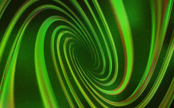 Φωτεινό Πράσινο Διανυσματικό Μοτίβο Αστέρια Νυχτερινού Ουρανού Glitter Αφηρημένη Απεικόνιση — Διανυσματικό Αρχείο