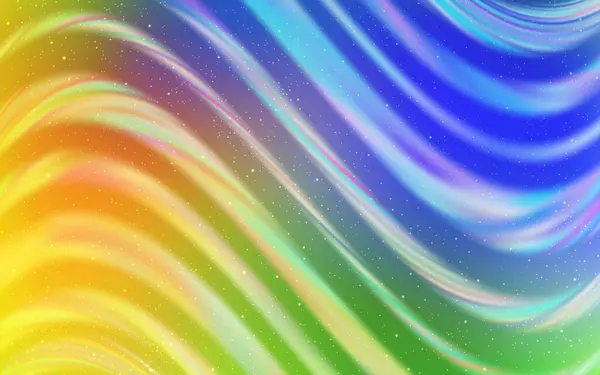 Astronomik Yıldızlı Light Multicolor Vektör Arka Planı Bulanık Arkaplandaki Gradyanı — Stok Vektör