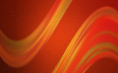 Samanyolu yıldızlı açık kırmızı vektör dokusu. Parlak astronomik yıldızlı parlak renkli çizimler. Kozmik arkaplanlar için şablon.