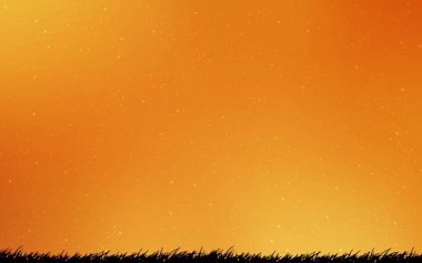 Galaksi yıldızlı Light Orange vektör arkaplanı. Büyük Ayı yıldızlı modern soyut illüstrasyon. İş ilanınız için akıllı tasarım.