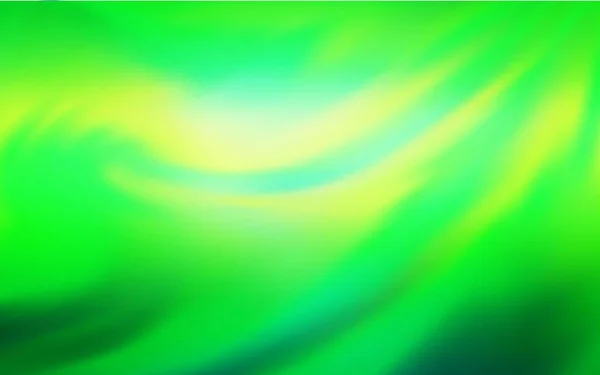 Ljusgrön Vektor Suddig Glans Abstrakt Mall Färgglad Illustration Abstrakt Stil — Stock vektor