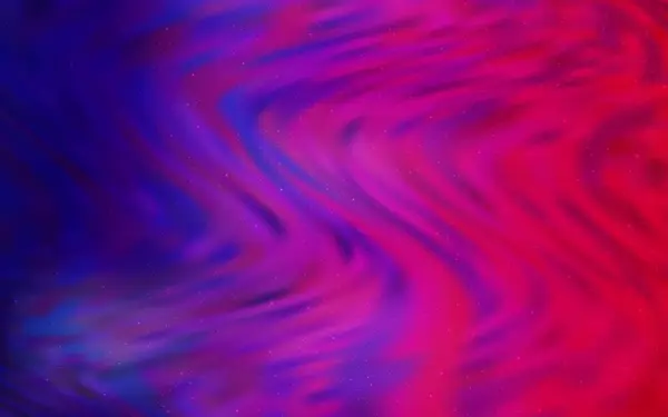 Donkerpaars Roze Vectorlay Out Met Kosmische Sterren Schitterende Illustratie Met — Stockvector