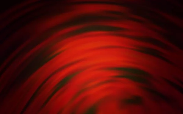 暗い赤のベクトルの背景と心配の行 グラデーションのエレガントな明るいイラスト あなたのデザインのためのカラフルな波パターン — ストックベクタ