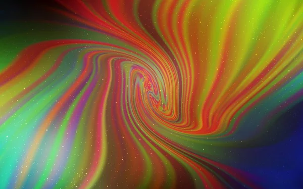 Heller Mehrfarbiger Vektorhintergrund Mit Galaxiensternen Moderne Abstrakte Illustration Mit Sternen — Stockvektor