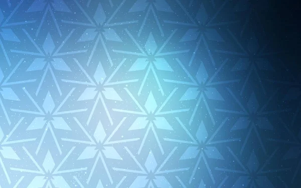 Lichtblauwe Vectorachtergrond Met Veelhoekige Stijl Prachtige Illustratie Met Driehoeken Natuurstijl — Stockvector