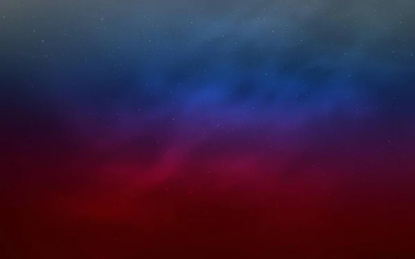 Світло Блакитний Червоний Векторний Візерунок Зірками Нічного Неба Космічні Зірки — стоковий вектор