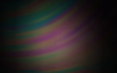 Bükülmüş çizgileri olan koyu gri vektör düzeni. Çağdaş gradyan soyut çizgileri olan çizimler. İş tasarımınız için soyut biçim.