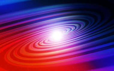 Açık mavi, astronomik yıldızlı kırmızı vektör arkaplan. Büyük Ayı yıldızlı modern soyut illüstrasyon. Kozmik arkaplanlar için şablon.