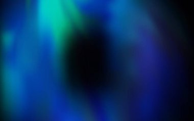 Koyu mavi vektör parlak soyut çizim. Gradyan tasarımlı, soyut, ışıltılı çizimler. Tasarımının yeni yolu.