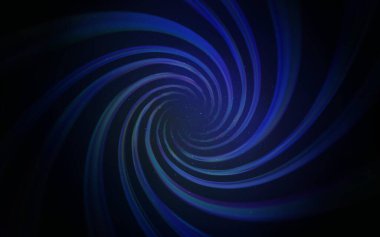 Gece gökyüzü yıldızlı koyu mavi vektör deseni. Soyut şablonda gökyüzü yıldızlarıyla parlayan illüstrasyon. İş ilanınız için akıllı tasarım.