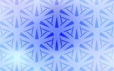 Kristallerle, üçgenlerle şablon. Üçgen şekilli ışıltılı soyut çizimler. İniş sayfası için modern şablon.