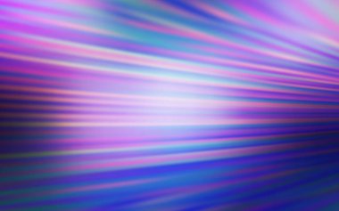 Açık pembe, düz çizgileri olan mavi vektör arkaplan. Bulanık dekoratif tasarım basit bir şekilde çizgilerle. Reklam, kitapçıklar, broşürler için desen.