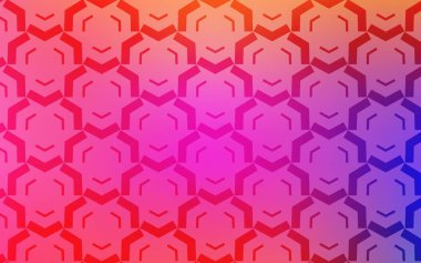 Açık Pembe, kırmızı çizgili vektör arkaplan. Yaratıcı illüstrasyon, yarım tonlu ve eğimli. Marka kitabı için şık bir desen.