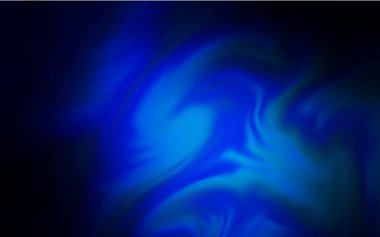 Koyu mavi vektör soyut parlak şablonu bulanıklaştırdı. Soyut ve gradyan renkte renkli çizimler. İşiniz için yepyeni bir tasarım..