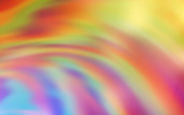 Açık pembe, bükülmüş çizgileri olan sarı vektör deseni. Değişken çizgileri olan renkli geometrik örnek. İşiniz için en renkli tasarım..