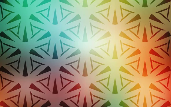 Шаблон Кристаллами Треугольниками Блестящие Абстрактные Иллюстрации Треугольными Формами Шаблон Сайтов — стоковый вектор