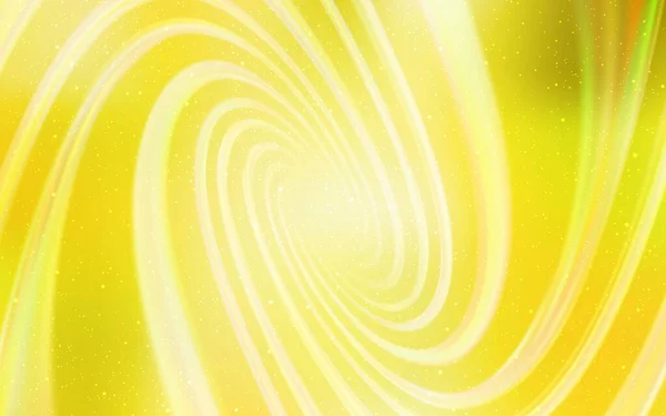 Светло Желтый Векторный Фон Астронавтическими Звездами Блестящая Абстрактная Иллюстрация Красочными — стоковый вектор