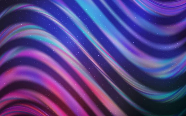 Light Purple Pink Vector Background Galaxy Stars Blurred Decorative Design — Stock Vector