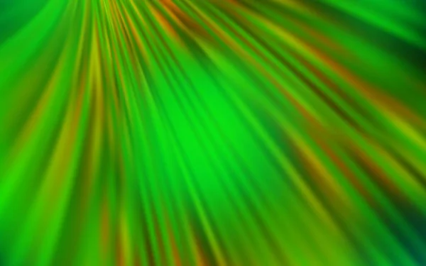 Verde Claro Vector Amarillo Borrosa Plantilla Brillante Ilustración Abstracta Colorida — Vector de stock