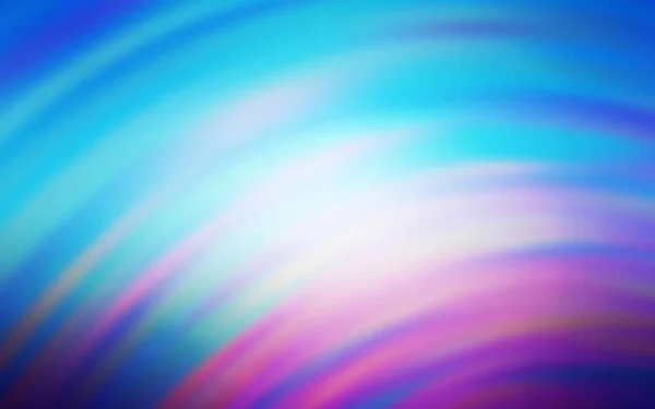 Modèle Vectoriel Rose Clair Bleu Avec Lignes Courbées Une Élégante — Image vectorielle