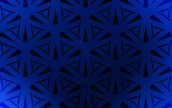 Diseño Vectorial Azul Oscuro Con Líneas Triángulos Gradiente Abstracto Ilustración — Vector de stock