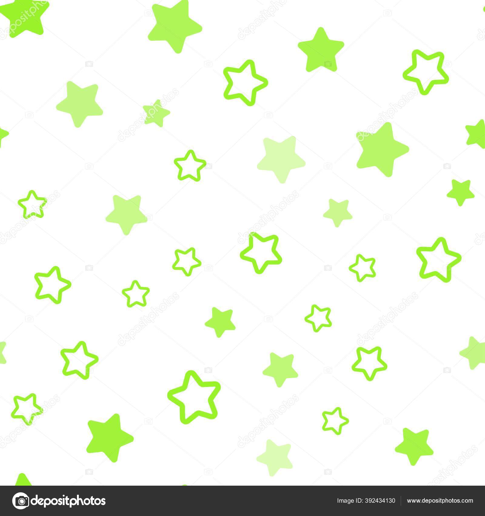 Padrão Sem Emenda Vector Verde Claro Com Estrelas Natal Glitter Vetor de  ©smaria 392434130, image size:1600x1700