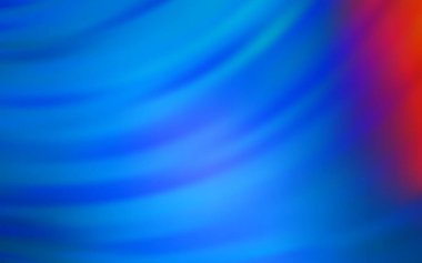 Açık mavi, kıvrımlı çizgileri olan kırmızı vektör dokusu. Basit bir şekilde yepyeni renkli bir tasvir. İşiniz için en renkli tasarım..