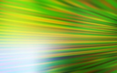 Açık yeşil, renkli çizgileri olan sarı vektör dokusu. Bulanık dekoratif tasarım basit bir şekilde çizgilerle. Reklamınız, posteriniz, afişiniz için en iyi tasarım.